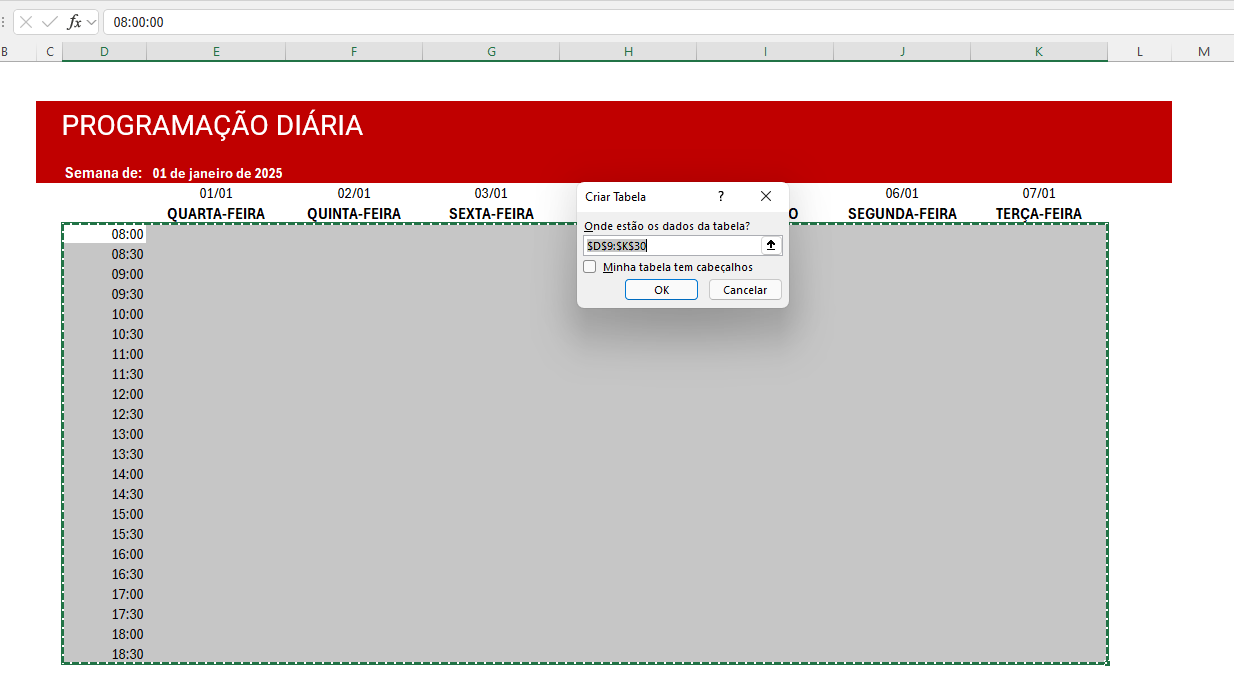 Figura 14 - Caixa de diálogos.